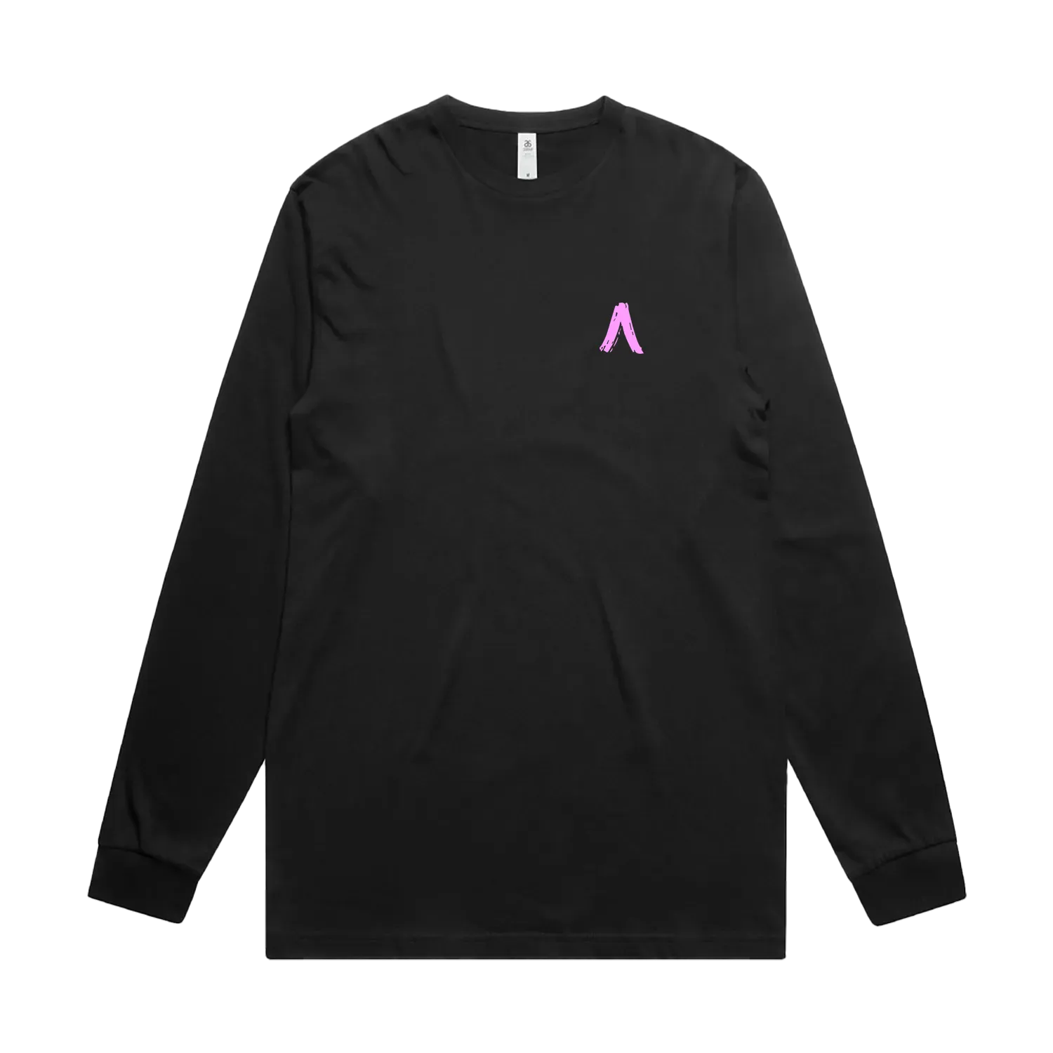 Black front flat lay