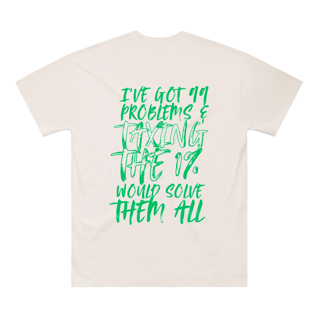 TAX THE 1% | RELAX T | UNI | GREEN