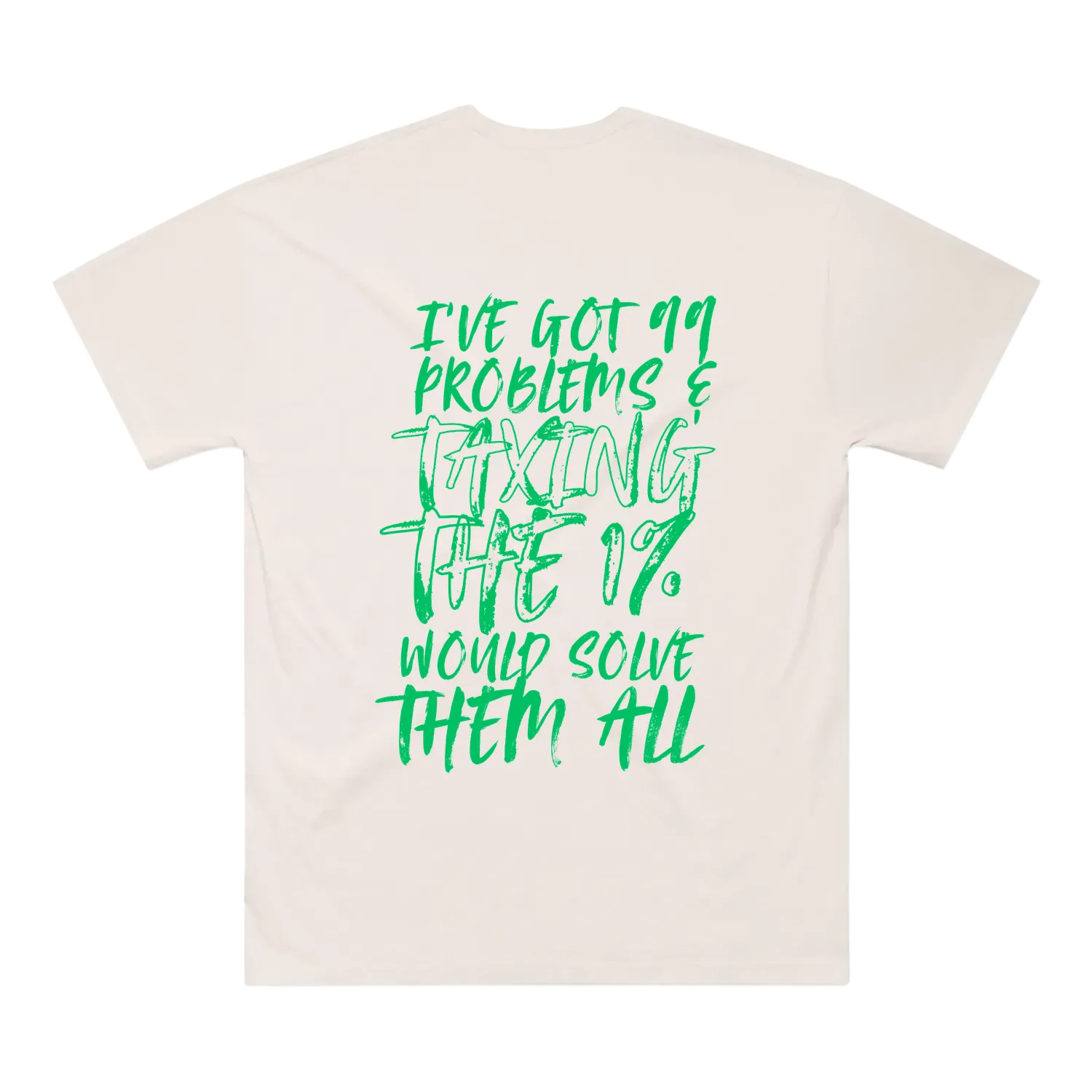 TAX THE 1% | RELAX T | UNI | GREEN