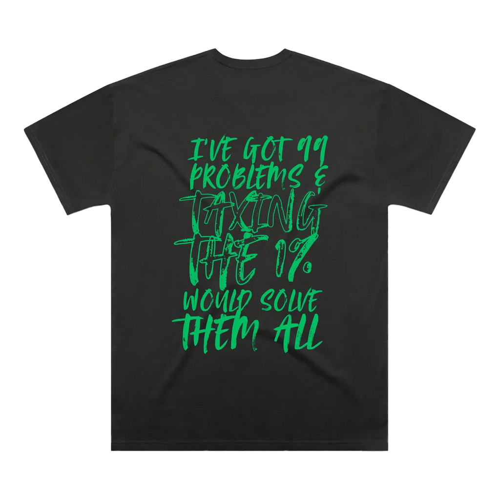 TAX THE 1% | RELAX T | UNI | GREEN
