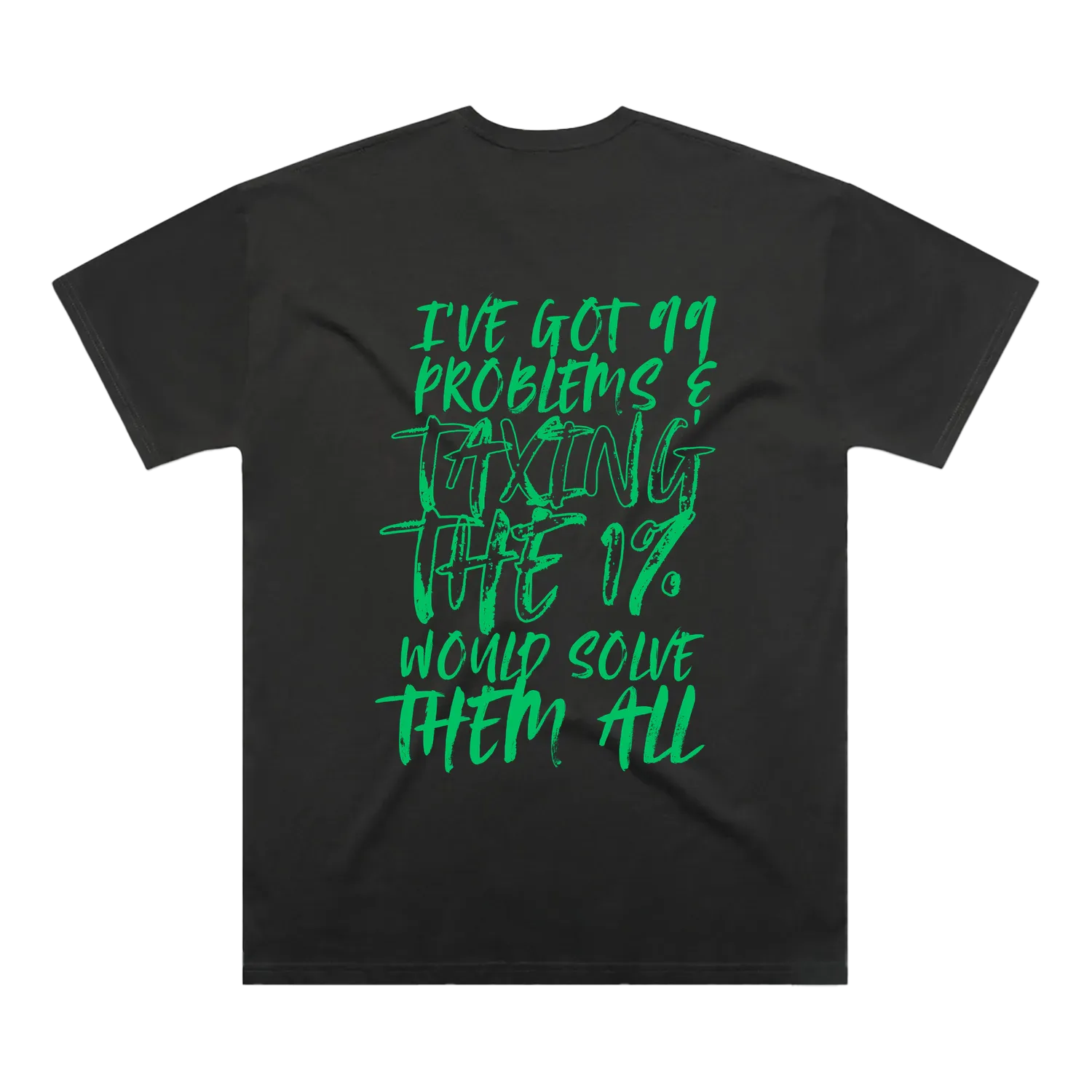 TAX THE 1% | RELAX T | UNI | GREEN