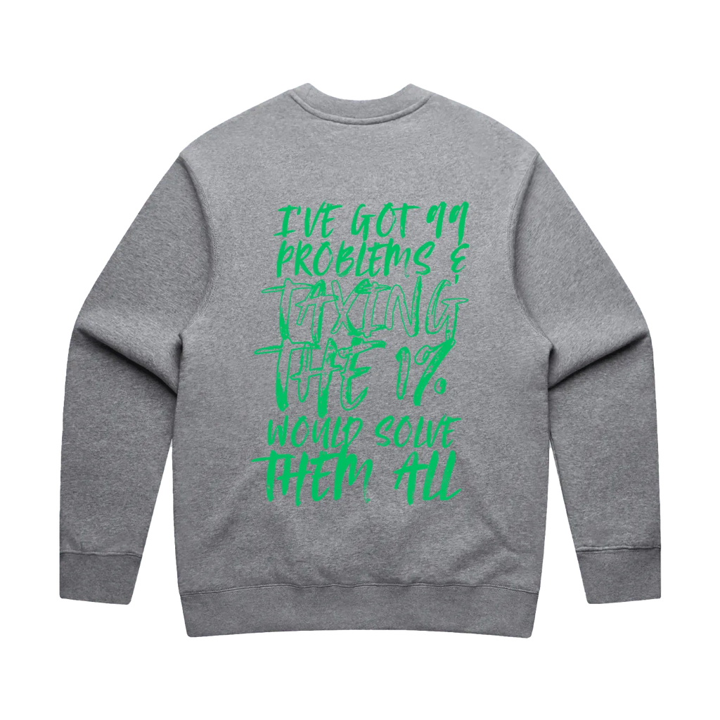 TAX THE 1% | RELAX CREW | UNI | GREEN