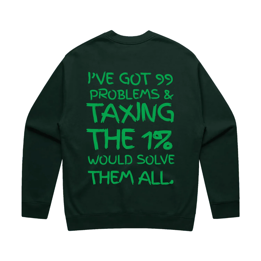 Pine Green back flat lay