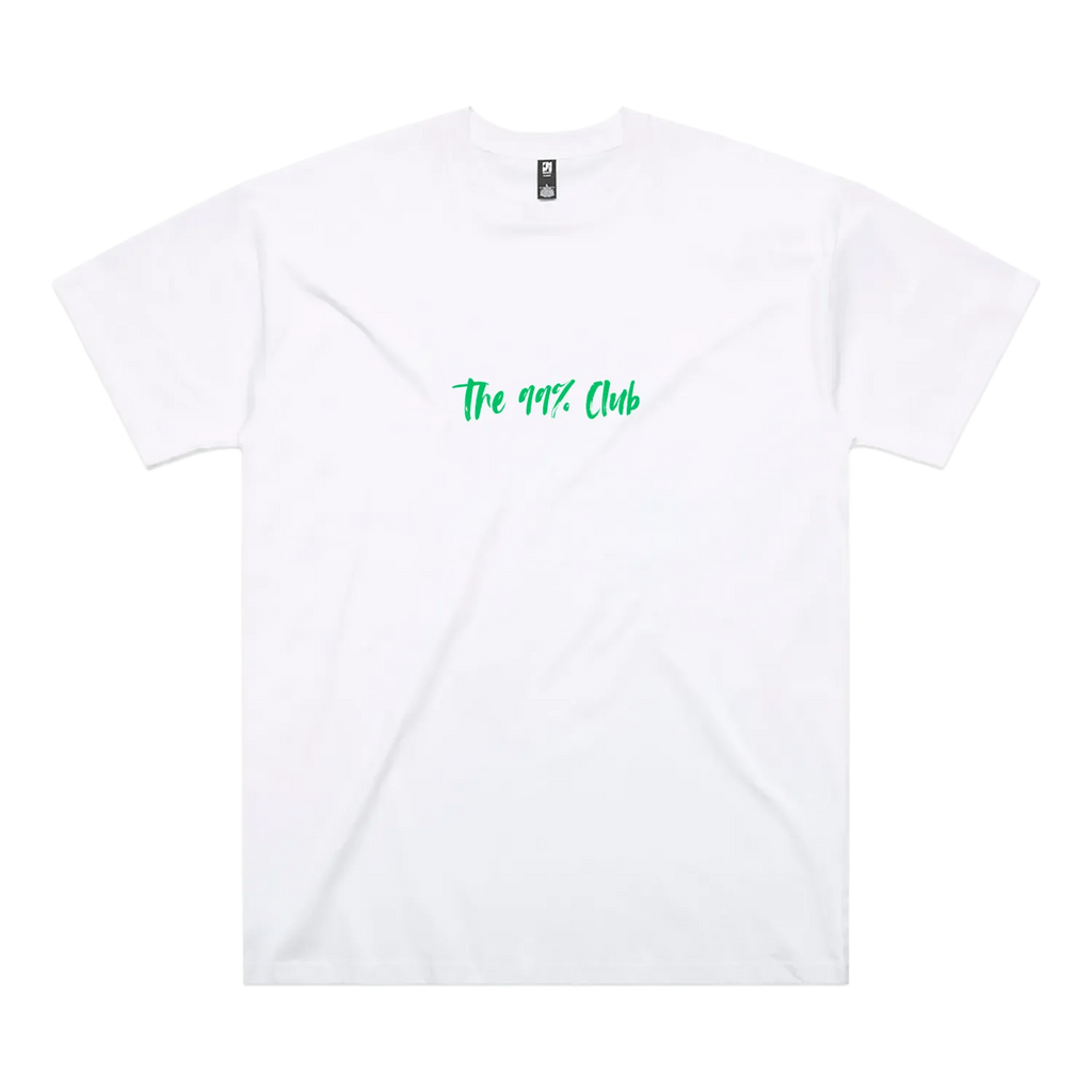 White front flat lay