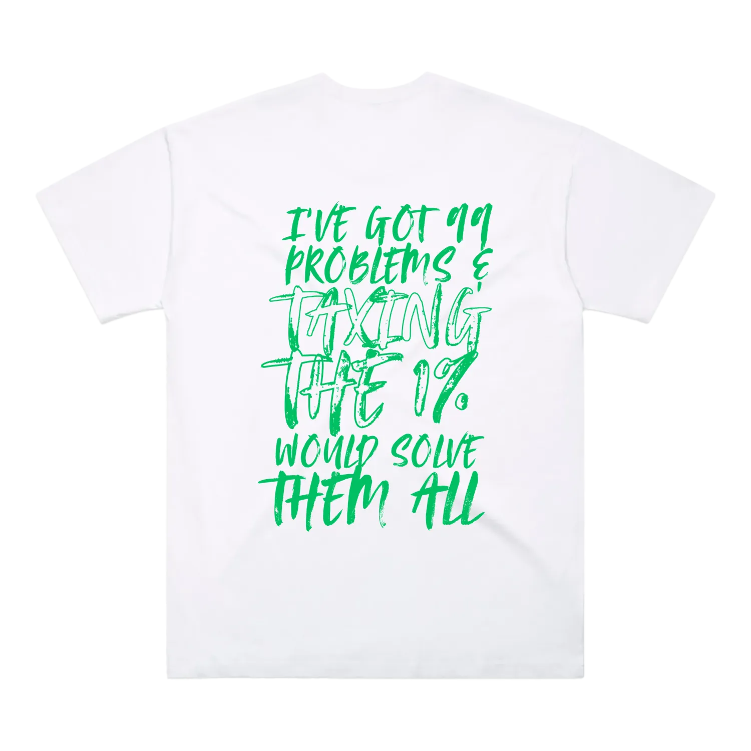 TAX THE 1% | RELAX T | UNI | GREEN